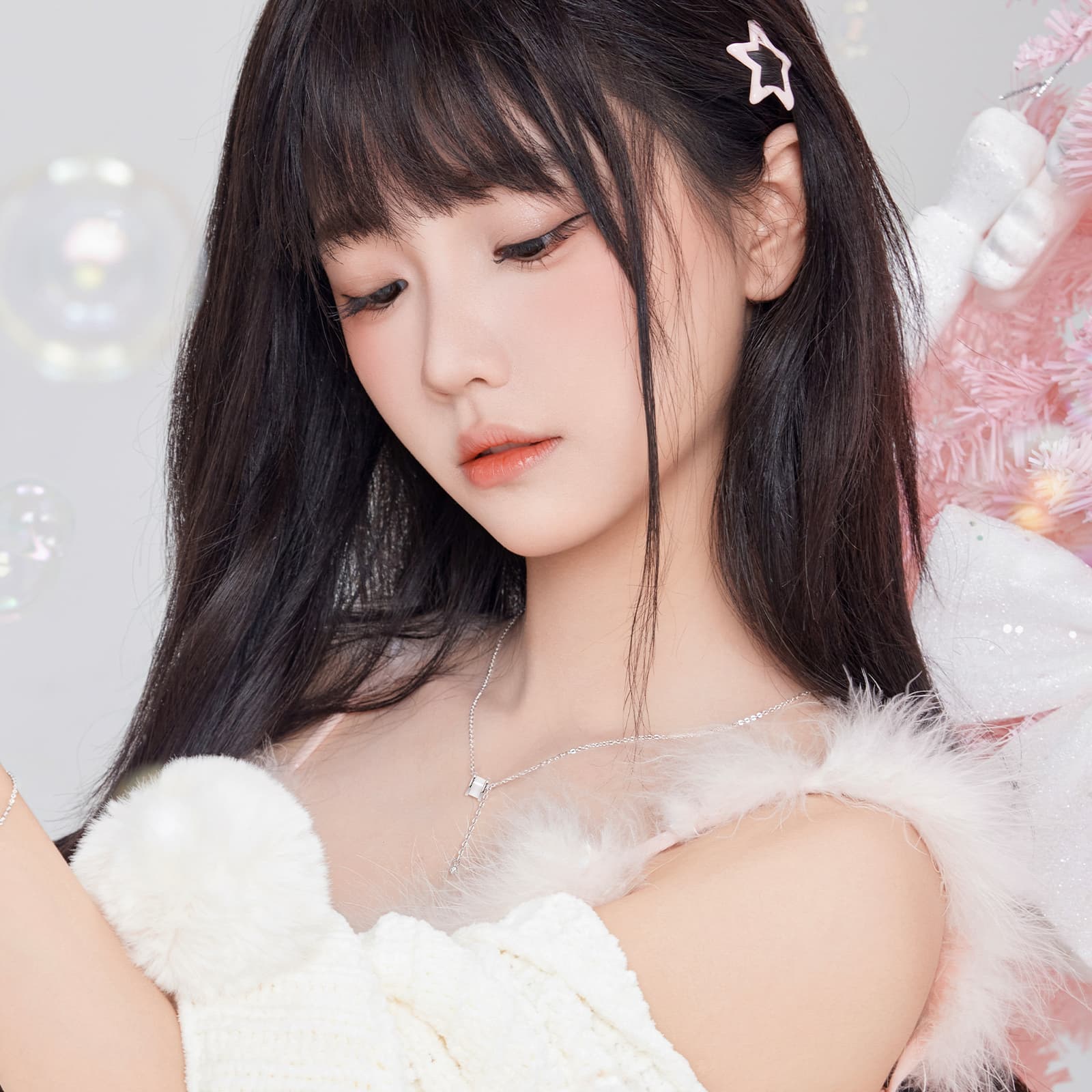 Женские ожерелья со сверкающими стразами TEEX