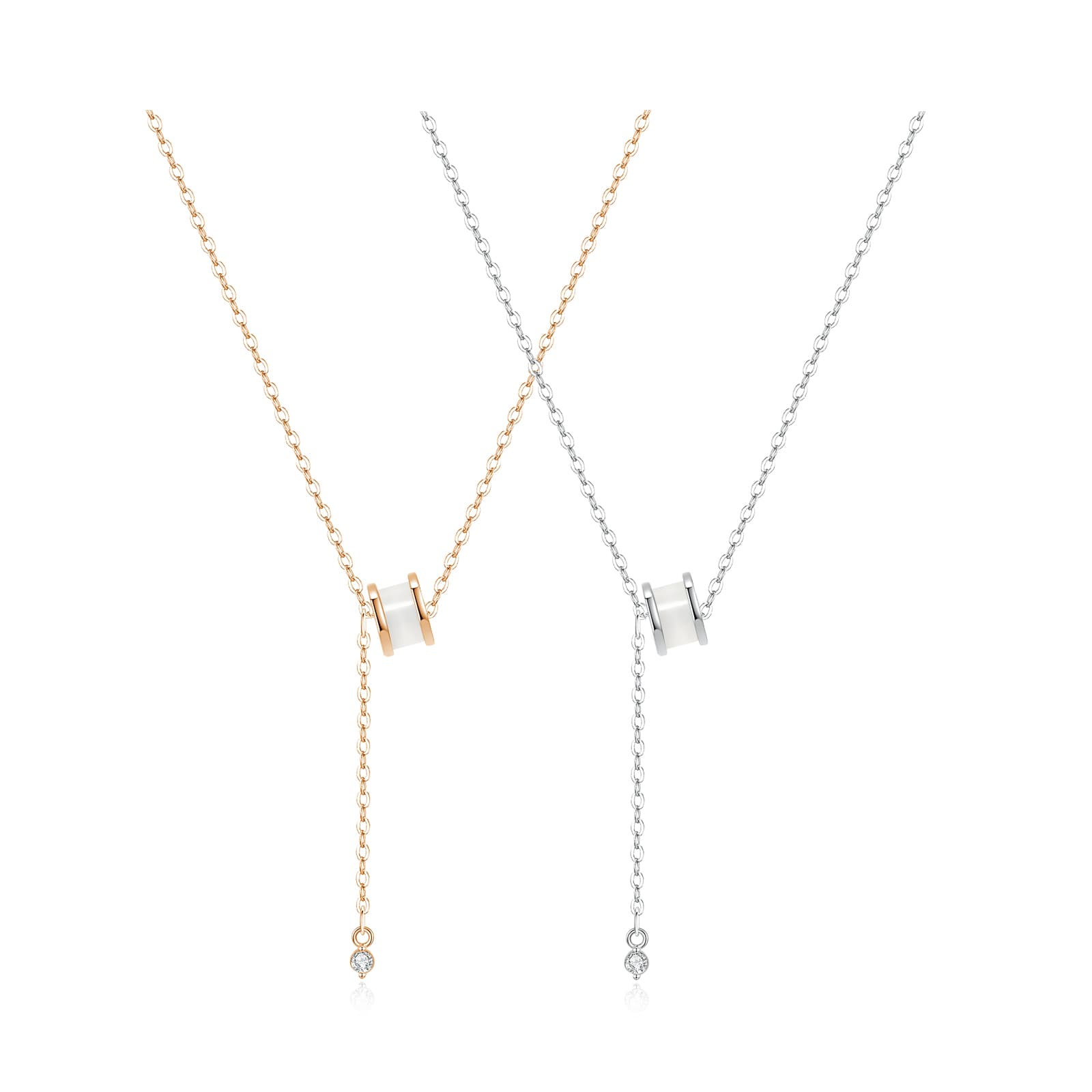 Женские ожерелья со сверкающими стразами TEEX