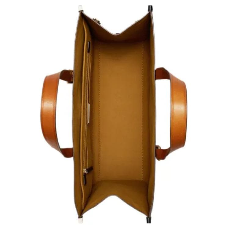 TORY BURCH T Monogram Кожаная большая сумка Сумка для покупок Сумка через плечо Сумка через плечо Малый размер Женская черная