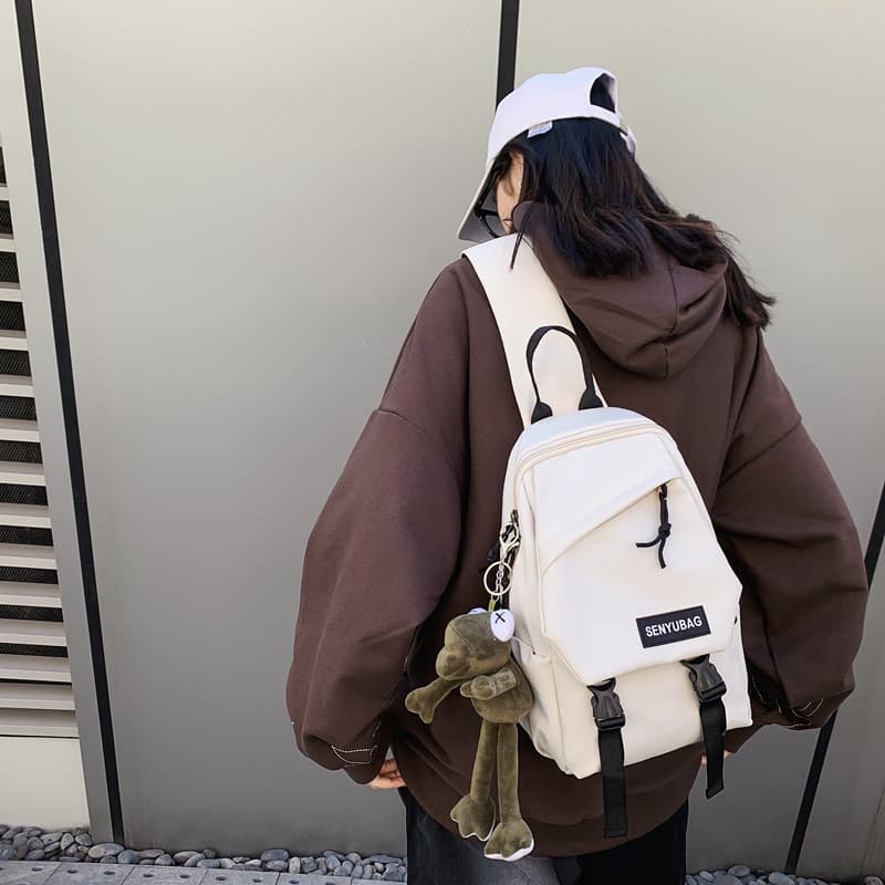 Нейлоновая сумка-слинг OUZIHUANG Обычный Унисекс Черный/Черный Белый Серый/Белый/Зеленый Белый Оранжевый/Синий Белый Розовый