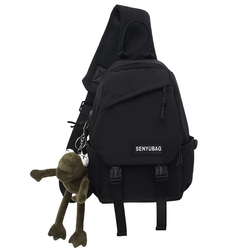 Нейлоновая сумка-слинг OUZIHUANG Обычный Унисекс Черный/Черный Белый Серый/Белый/Зеленый Белый Оранжевый/Синий Белый Розовый