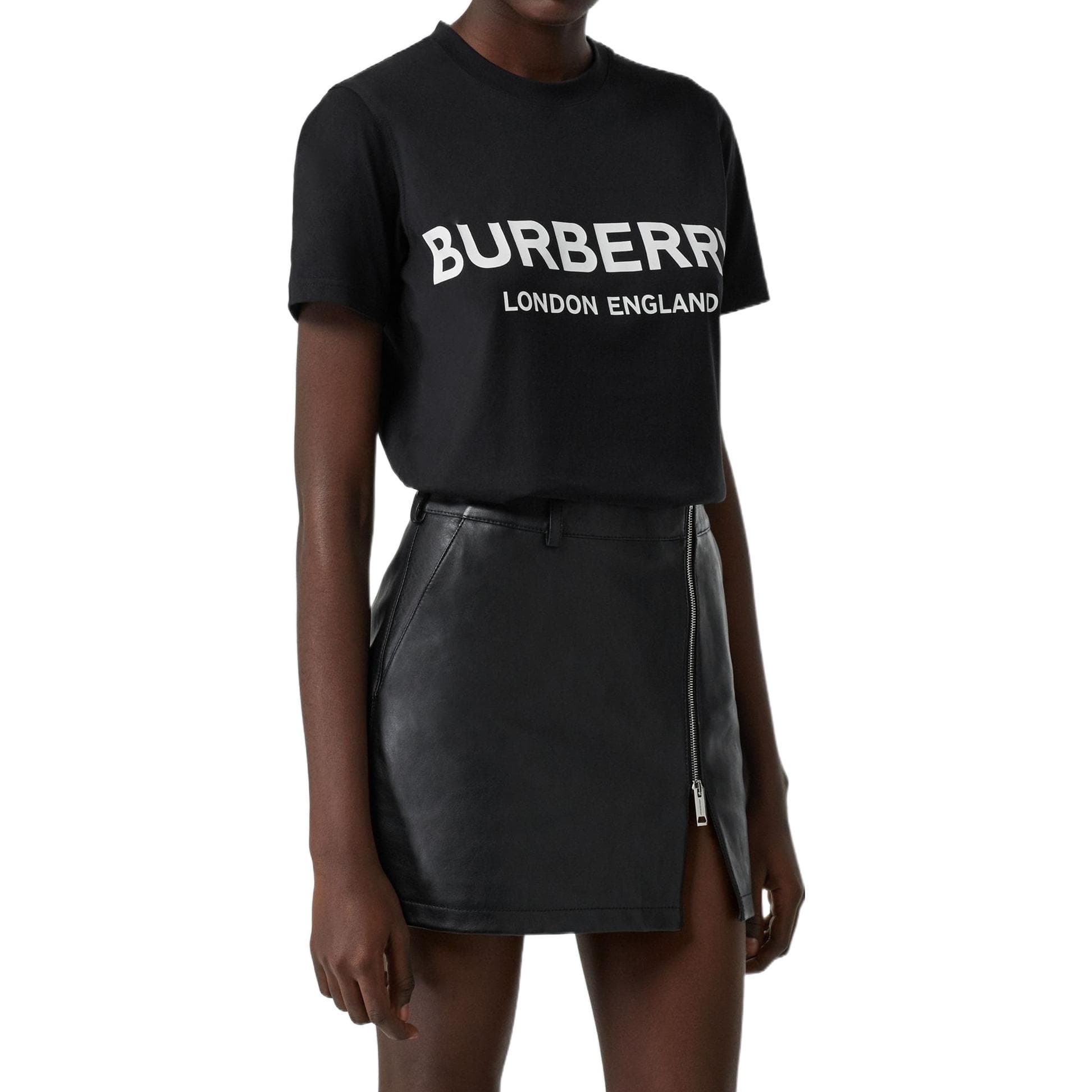 Burberry Мужская футболка с логотипом, черная