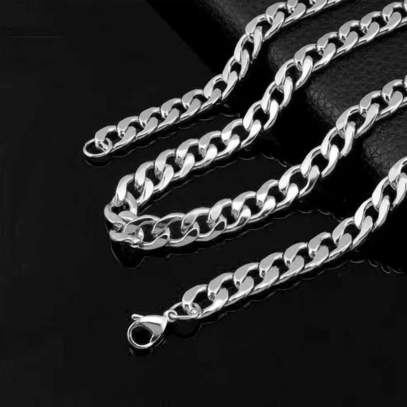 Tkb Титановая сталь кубинское ожерелье унисекс