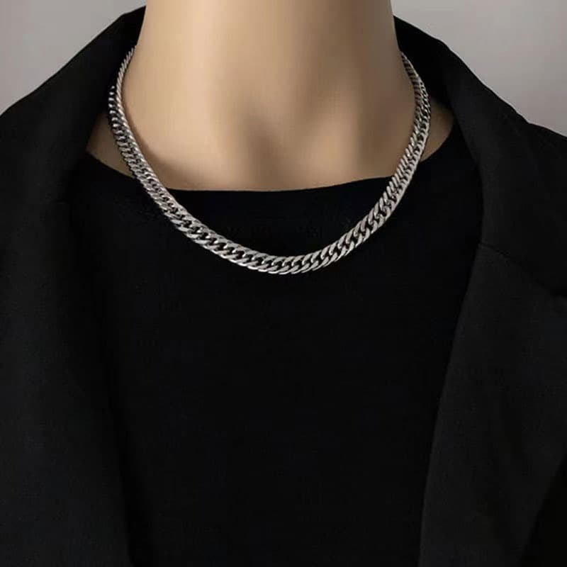 Tkb Титановая сталь кубинское ожерелье унисекс