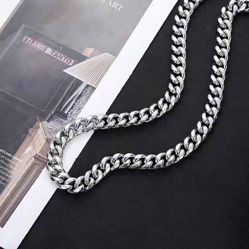 Tkb Титановая сталь кубинское ожерелье унисекс