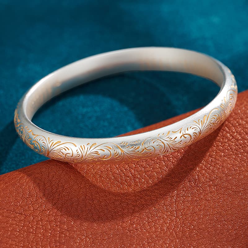 Женские изящные серебряные браслеты Shunqin Silver Building S999