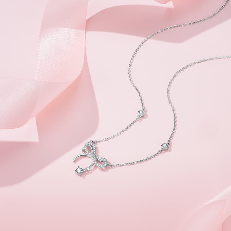 CHOW TAI SENG S925 Серебряные ожерелья женские