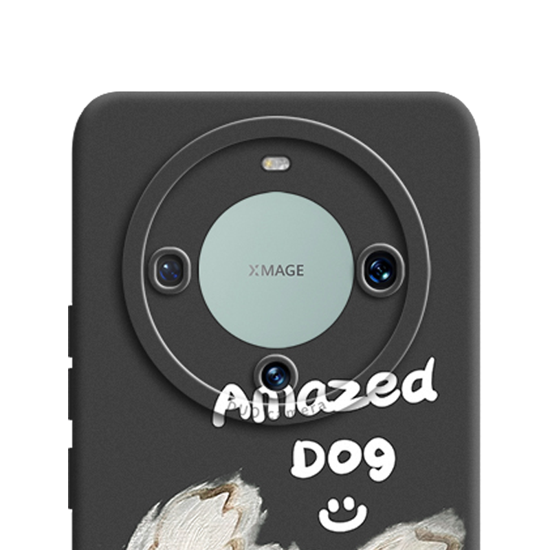 GGUU силиконовый материал Windy Puppy Skin Friendly сенсорные чехлы для телефонов HUAWEI Mate60/60Pro/60Pro+ освежающий