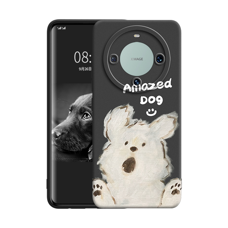 GGUU силиконовый материал Windy Puppy Skin Friendly сенсорные чехлы для телефонов HUAWEI Mate60/60Pro/60Pro+ освежающий