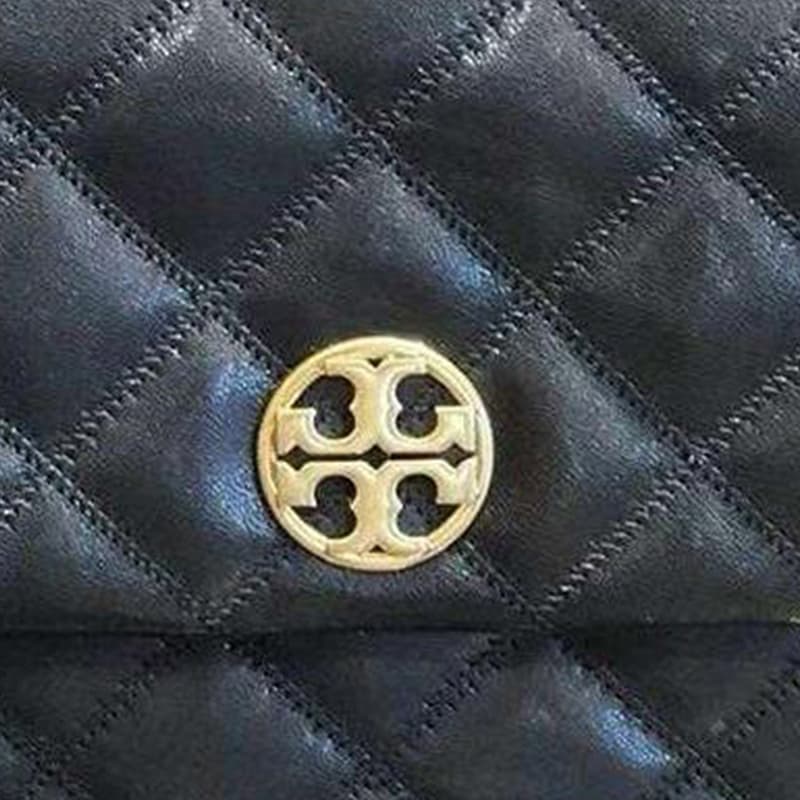 TORY BURCH TB Willa Сумка через плечо из коровьей кожи, сумка через плечо Туба женская черная