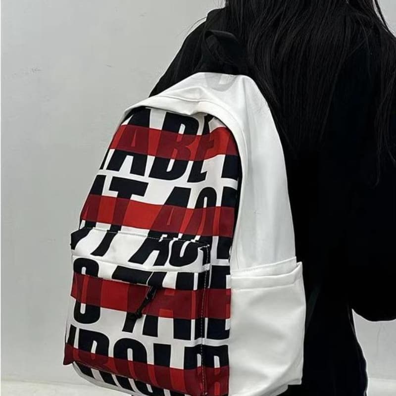 MARKANGARO Нейлоновый рюкзак Regular Унисекс Белый/Розовый/Фиолетовый/Черный