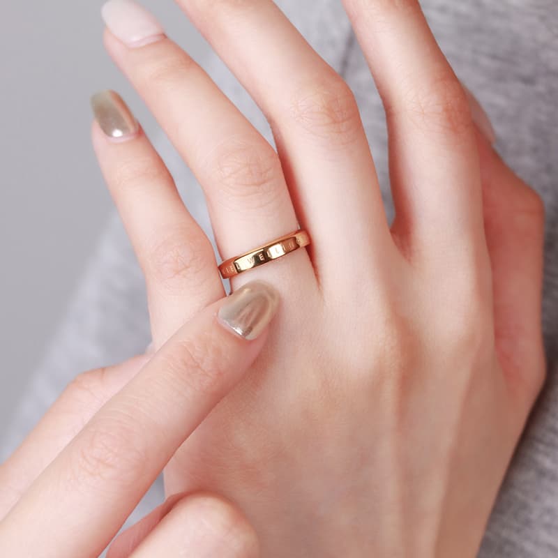 Кольца из сплава Daniel Wellington унисекс, розовое золото