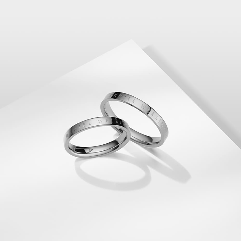 Кольца из сплава Daniel Wellington унисекс, серебро