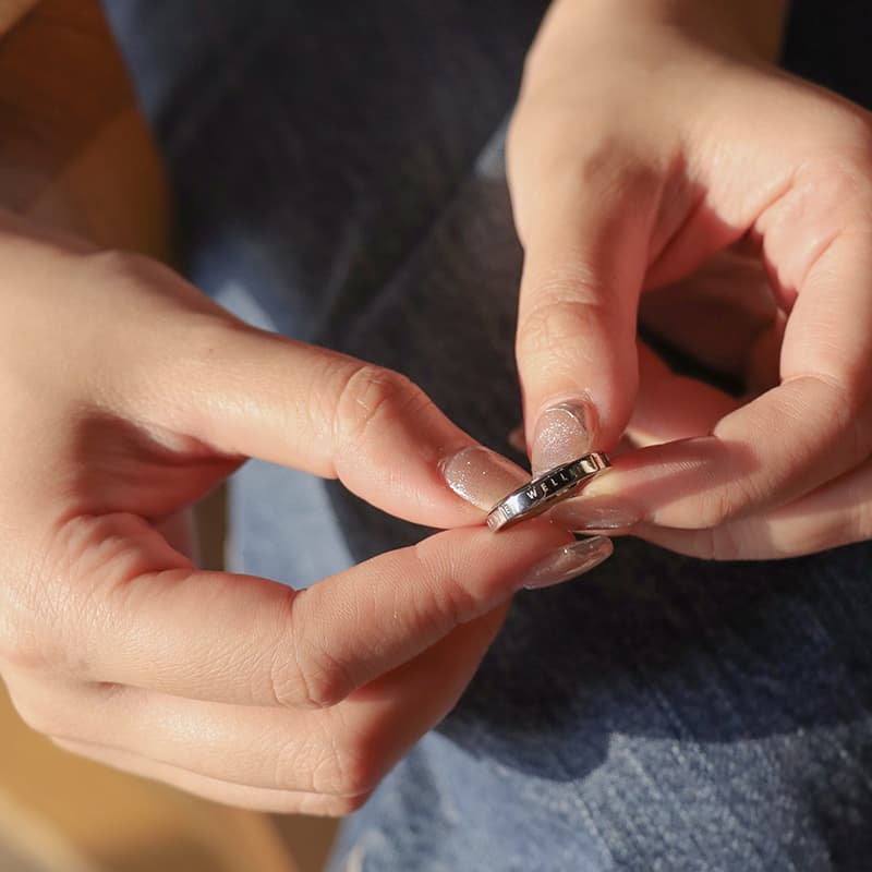 Кольца из сплава Daniel Wellington унисекс, серебро