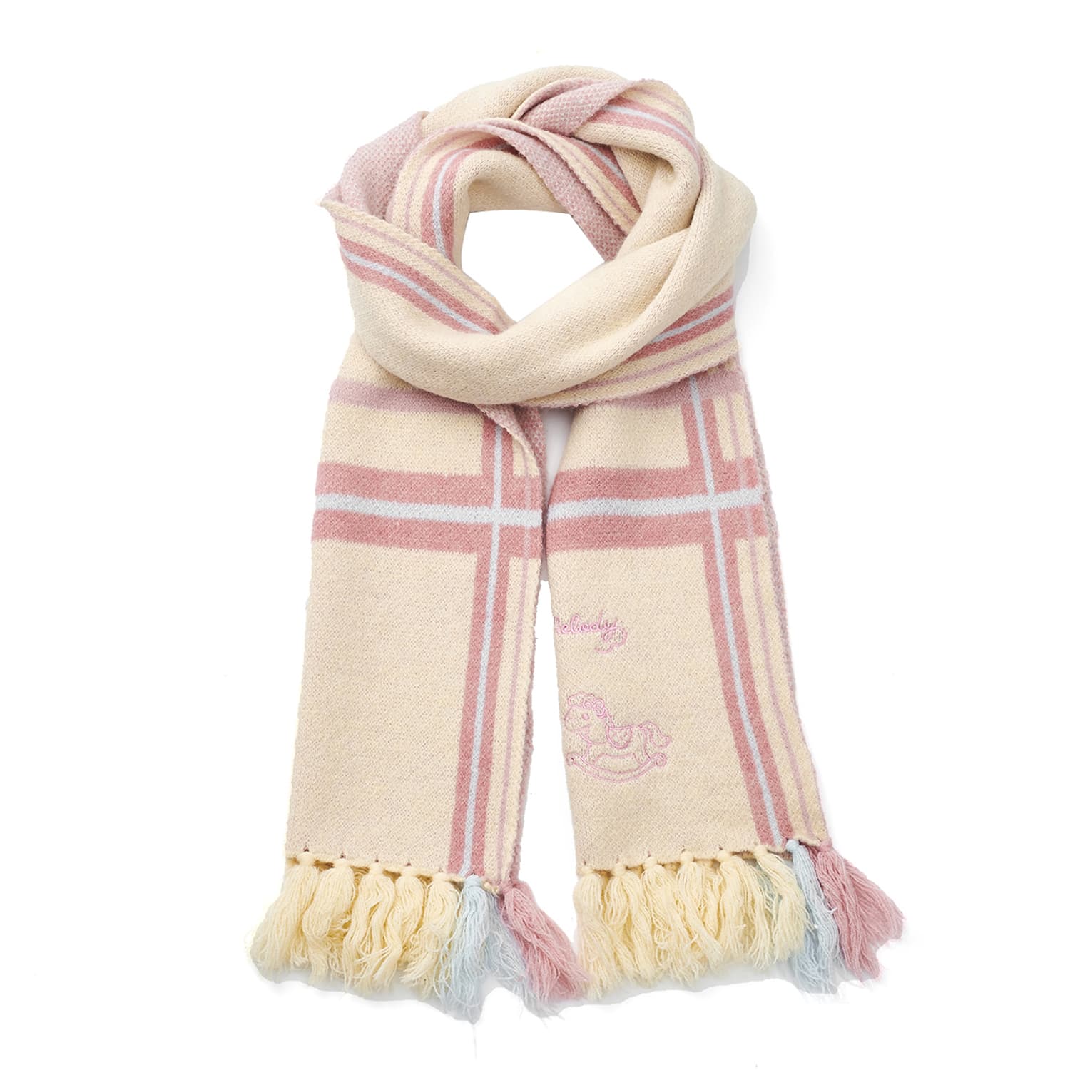 Sanrio My Melody Cinnamoroll Polyester Knit Scarves Unisex