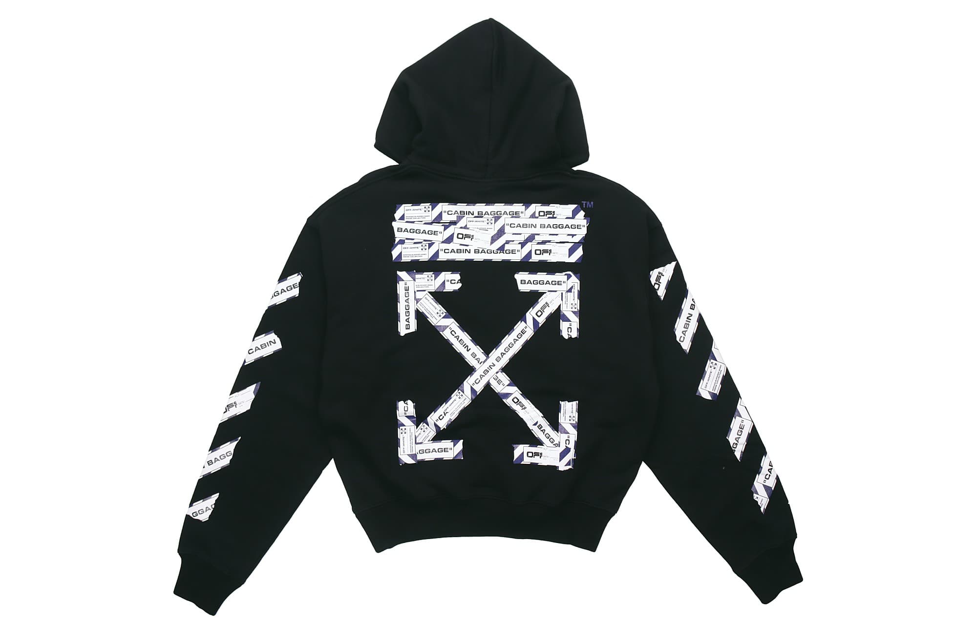 OFF WHITE Airport Tape Slim Hoodie