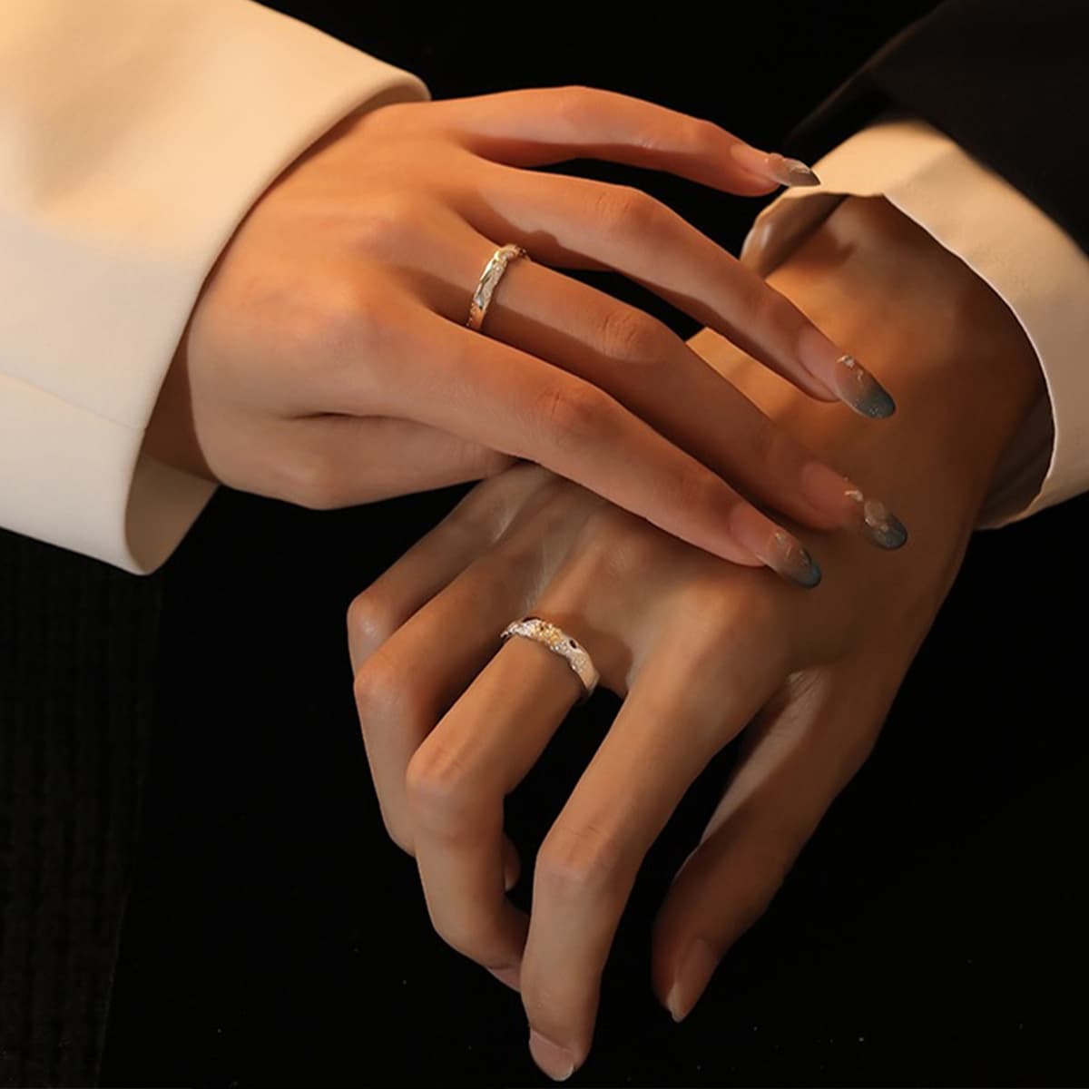 Регулируемые открывающиеся кольца VAN GOGH нишевого дизайна унисекс