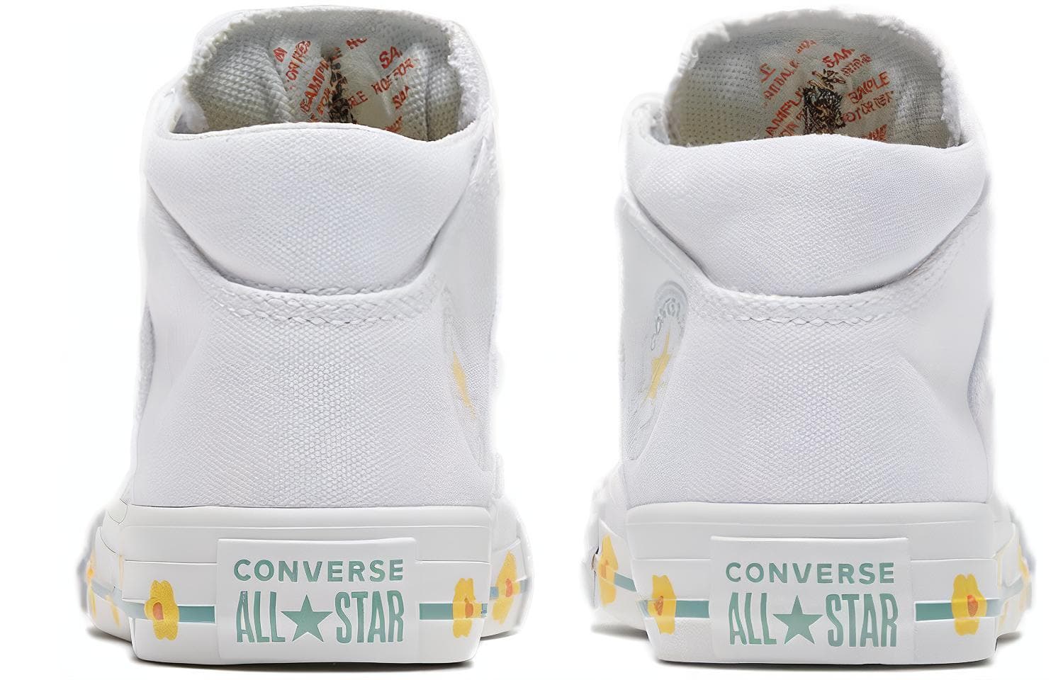 Туфли Converse All Star со средним верхом, белые, для детей от 3 до 7 лет