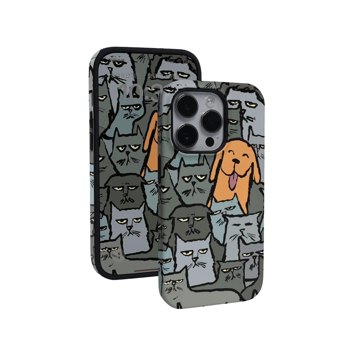 Чехлы для телефонов для собак Keshami из материала ПК с защитой от падения/полусумки с магнитным язычком