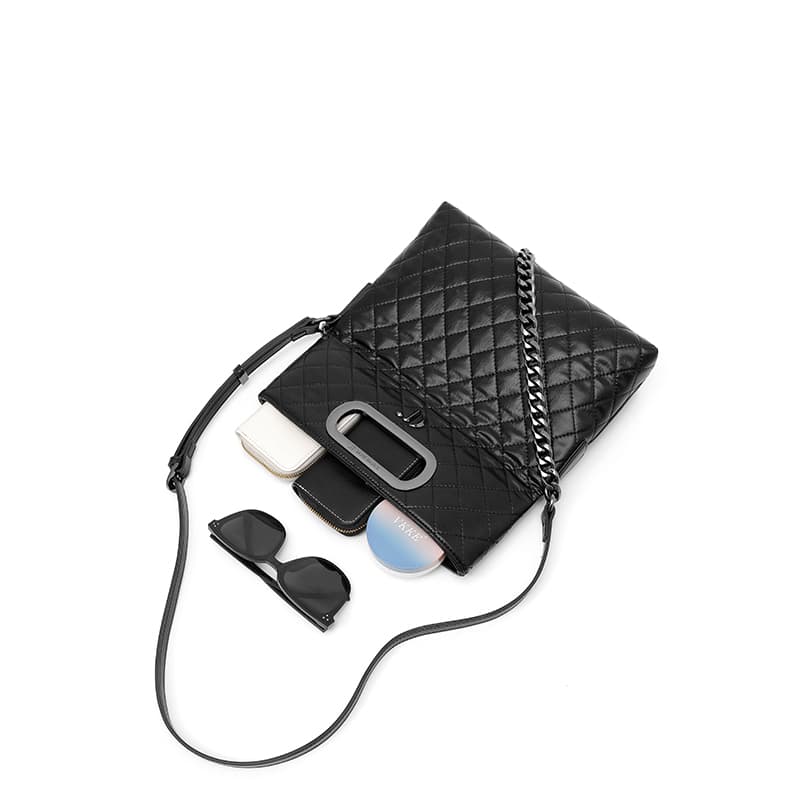 JANE DANCE PU Складная сумка, сумка через плечо, сумочка женская черная/белая