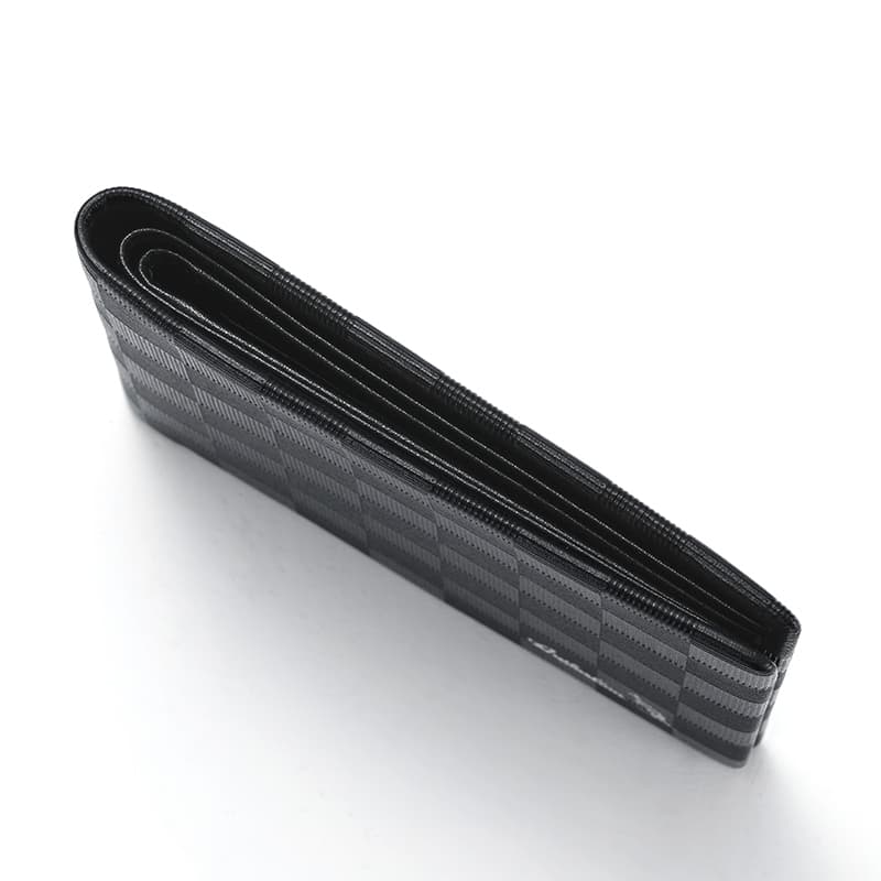 AUGTARLION Кошелек для монет из коровьей кожи с несколькими отделениями для карт, мужской черный