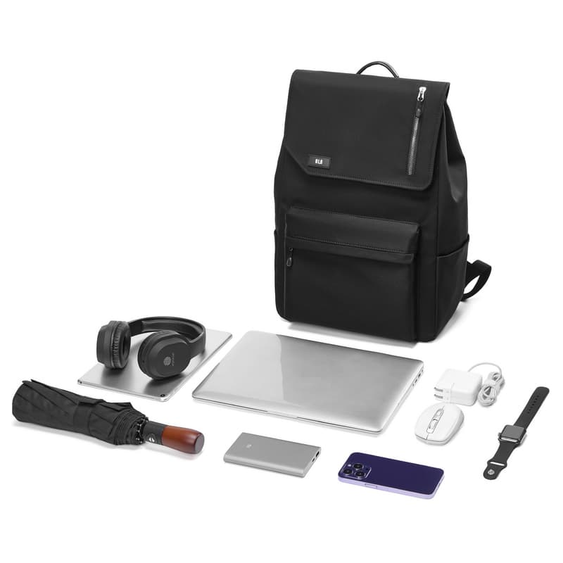 HLA Рюкзак из полиэстера Обычный Унисекс Кремово-белый/Классический черный