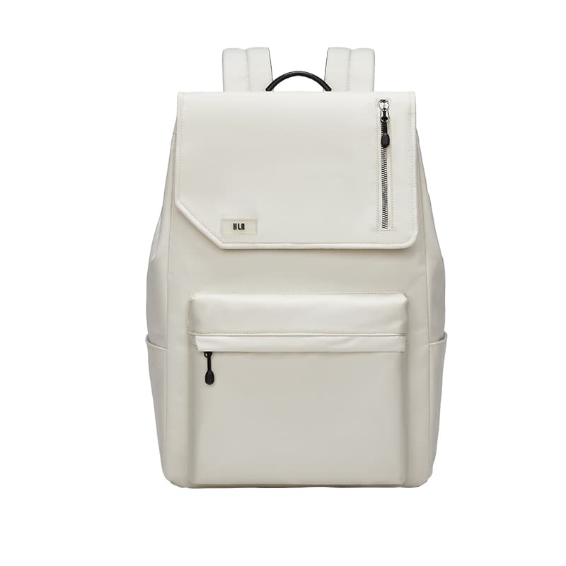 HLA Рюкзак из полиэстера Обычный Унисекс Кремово-белый/Классический черный