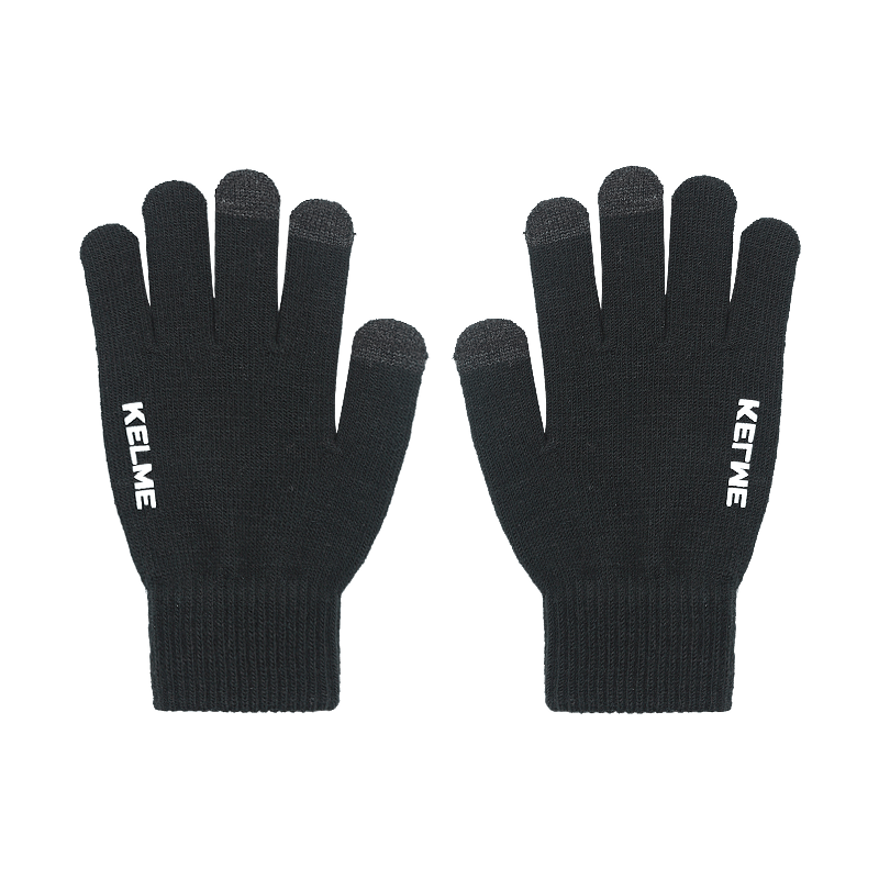 KELME Перчатки из полиэстера и эластана унисекс, черные, серые