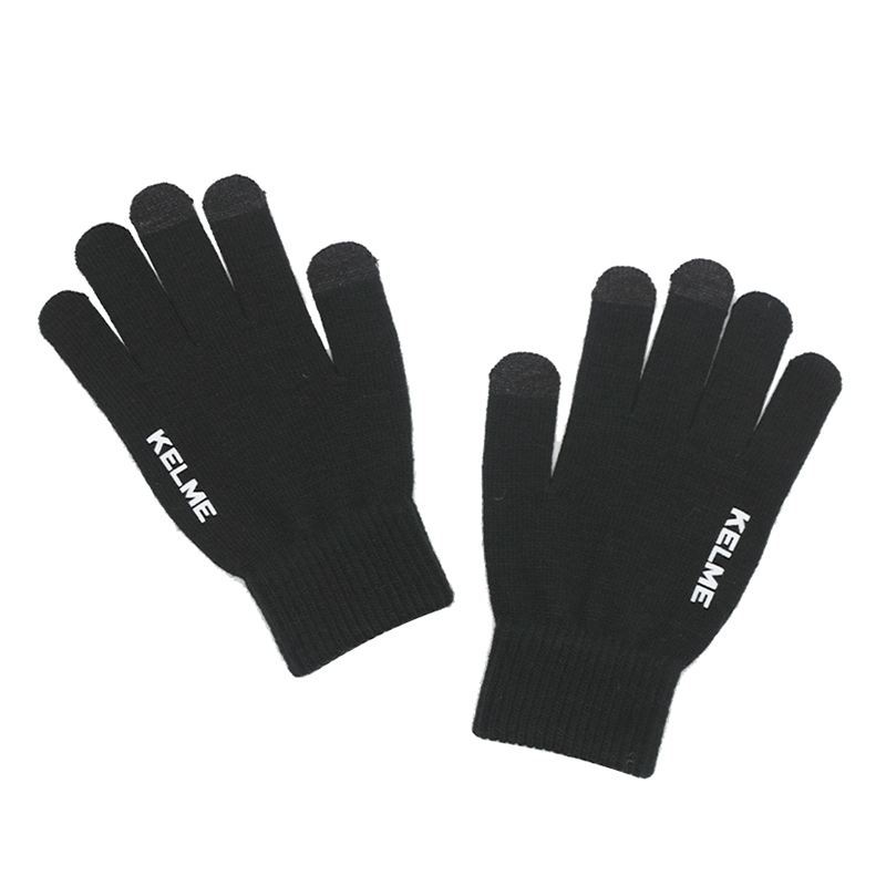 KELME Перчатки из полиэстера и эластана унисекс, черные, серые