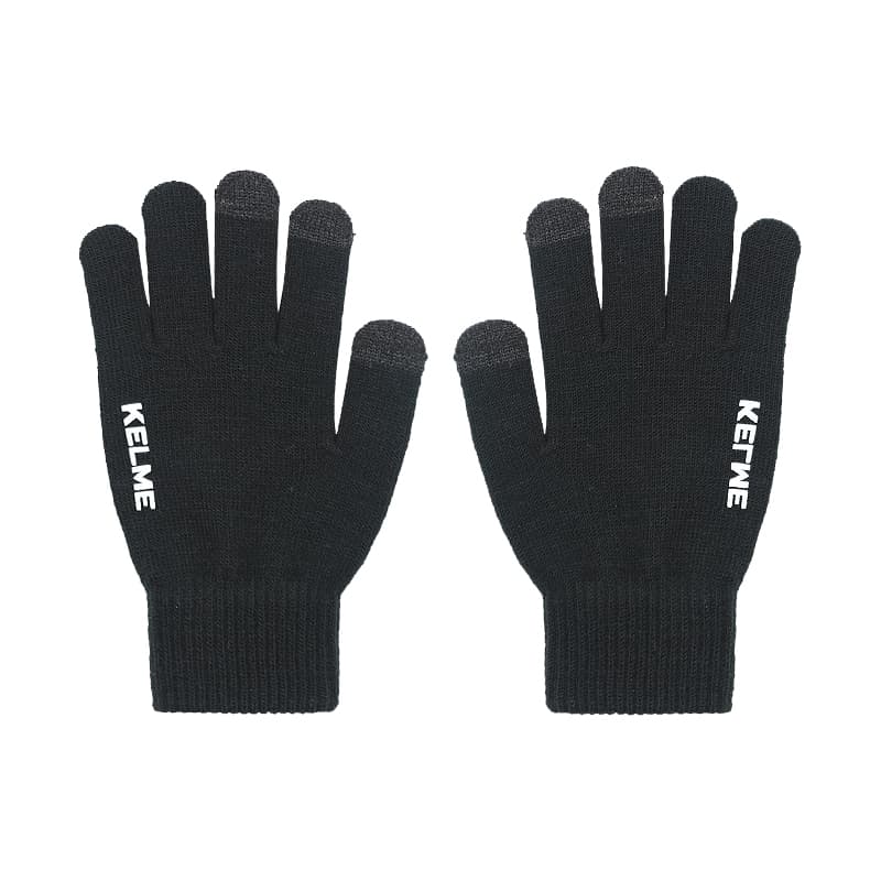 KELME Перчатки из полиэстера и эластана унисекс, черные, серые