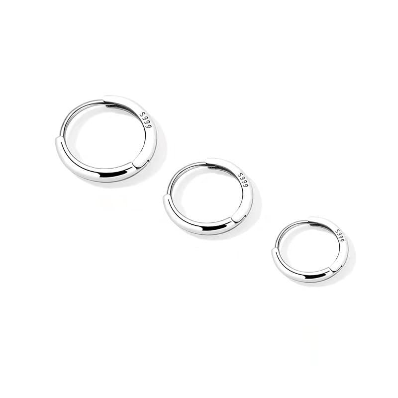 Серьги ZWU из стерлингового серебра унисекс