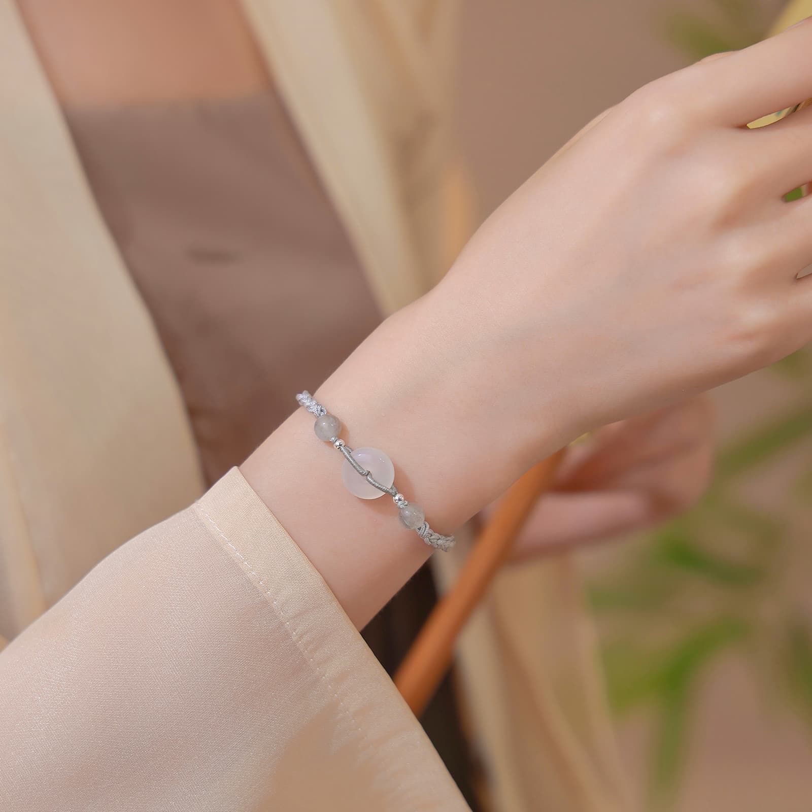 Браслеты Jodie&Kevin с агатом унисекс