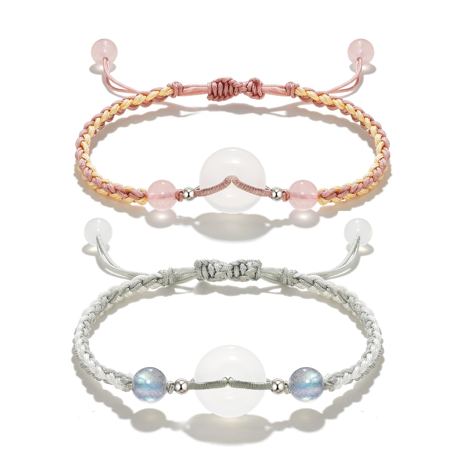 Браслеты Jodie&Kevin с агатом унисекс