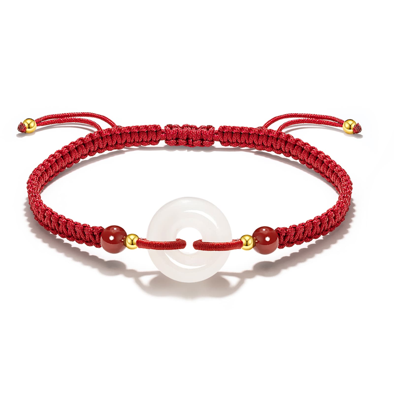 Браслеты Jodie&Kevin из нефрита с халцедоном унисекс