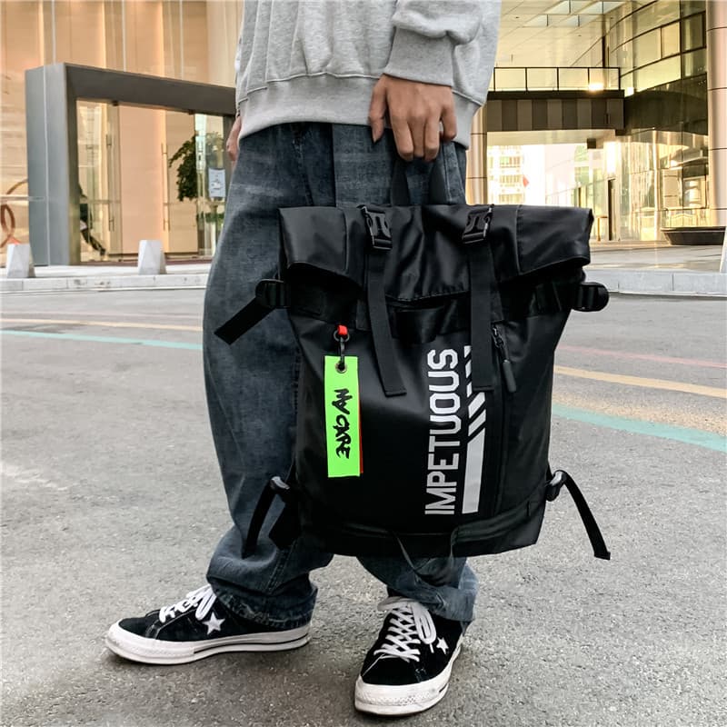 GEERDUN Оксфордский рюкзак унисекс, черный