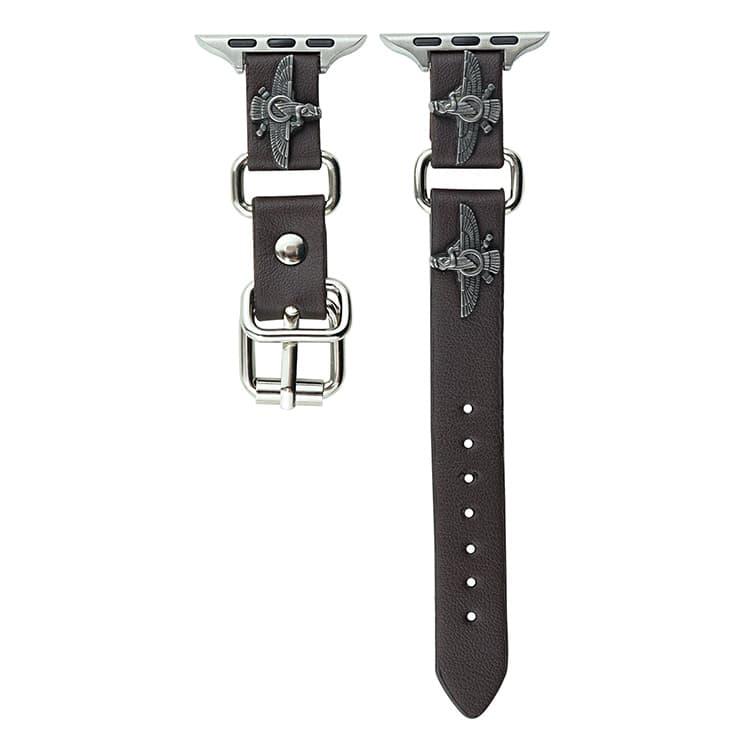 IBOANN Ремешок из кожи, совместимый с Apple, 49 мм