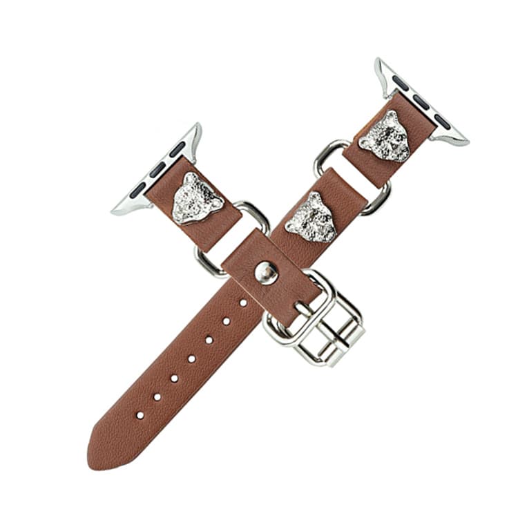 IBOANN Ремешок из кожи, совместимый с Apple, 49 мм