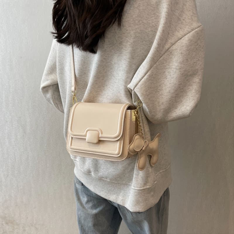 JANE KLAIN Маленькая квадратная сумка из синтетической кожи, седельная сумка, сумка через плечо, сумка через плечо, обычная женская сумка