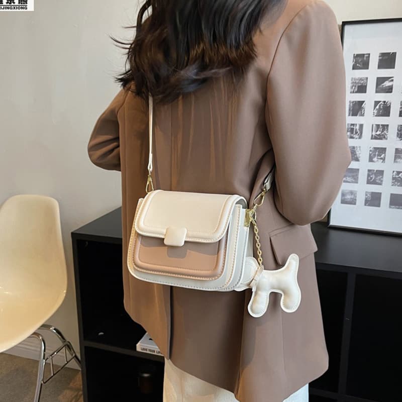 JANE KLAIN Маленькая квадратная сумка из синтетической кожи, седельная сумка, сумка через плечо, сумка через плечо, обычная женская сумка