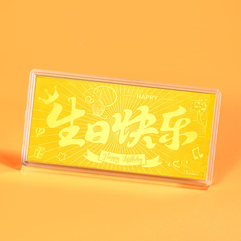 CHOW KING SANG Золотой слиток/монета/золотая медаль унисекс