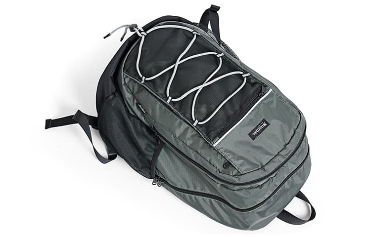 MYEDITION Рюкзак для путешествий и фитнеса Рюкзак для студентов университета Водоотталкивающая клетчатая ткань Асфальтовый серый унисекс