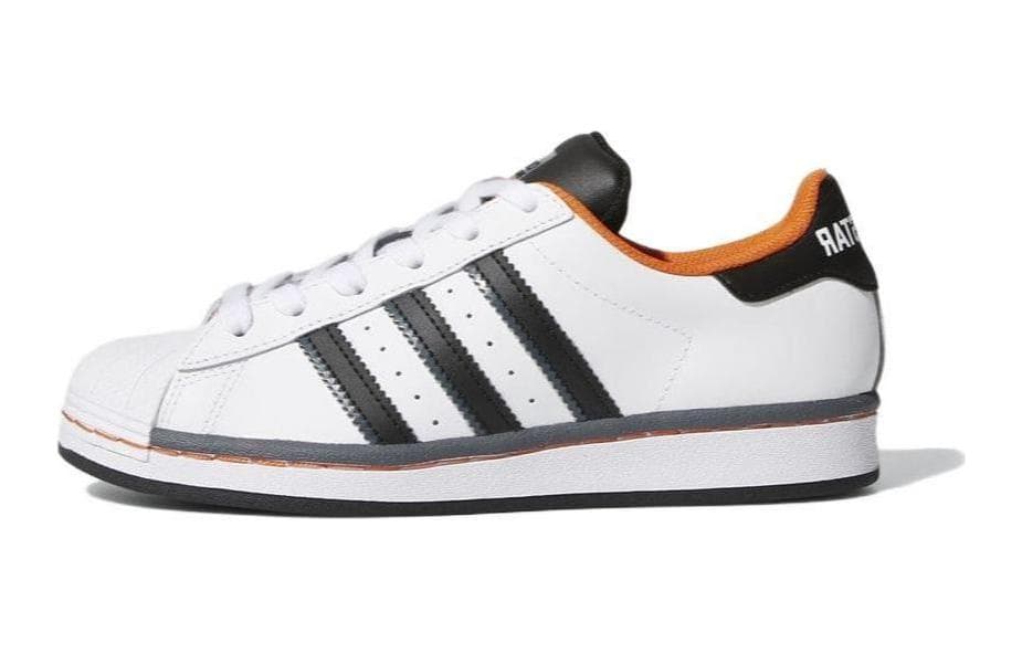Adidas Superstar Cloud White Orange GS