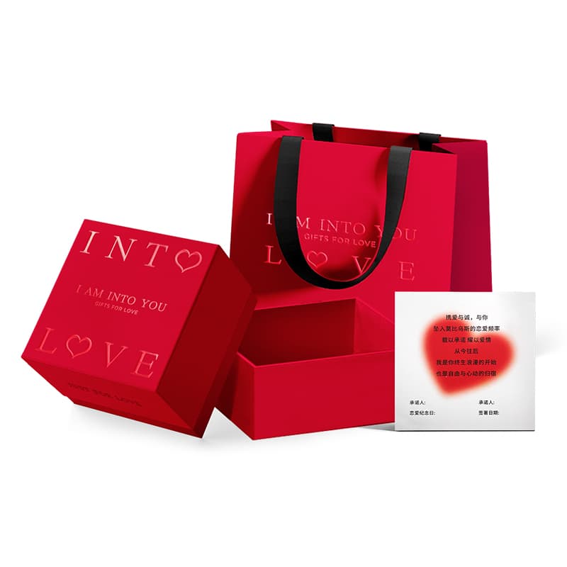 Подарочный набор унисекс с кольцами CIROCCO с розовым цирконием