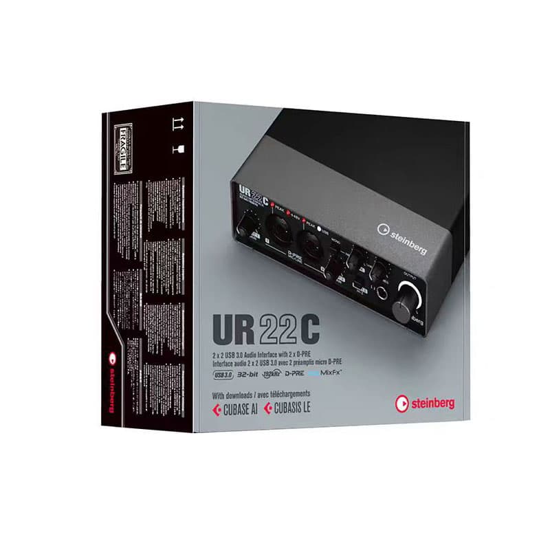Внешние звуковые карты YAMAHA UR22C 2X2 Аудиоинтерфейс USB 3.0
