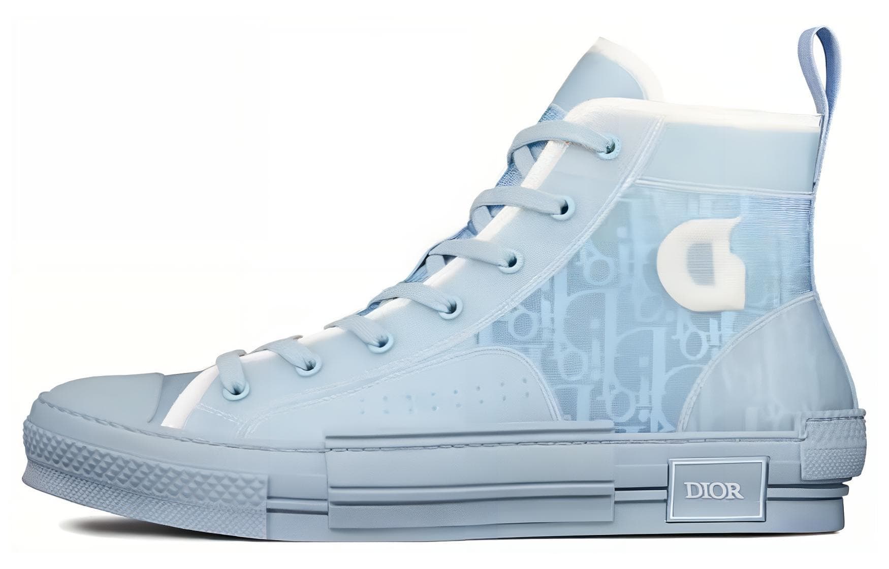 DIOR B23 High Top Daniel Arsham Light Blue