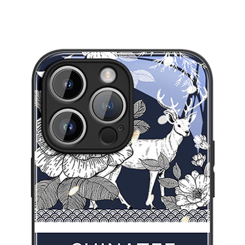 GGUU стеклянный материал, линейка, чайная женская кожа, приятные для кожи сенсорные чехлы для телефонов, работает с Apple/Apple IPhone15, оригинальный дизайн