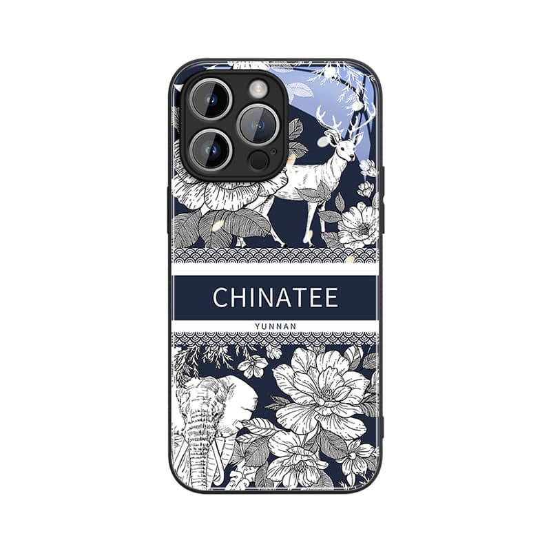 GGUU стеклянный материал, линейка, чайная женская кожа, приятные для кожи сенсорные чехлы для телефонов, работает с Apple/Apple IPhone15, оригинальный дизайн