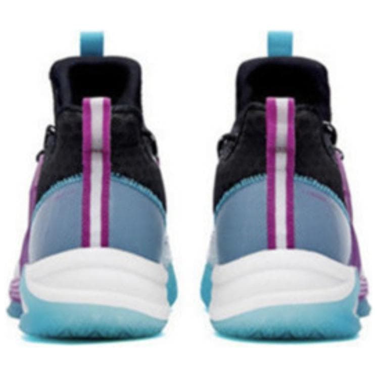 361° Big3 2.0 Противоскользящие износостойкие баскетбольные кроссовки со средним верхом мужские белые фиолетовые