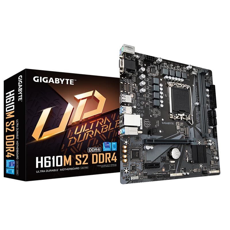 GIGABYTE H610 Collection Supported 12 CPU 12400/12600KF Desktop Computer Motherboards