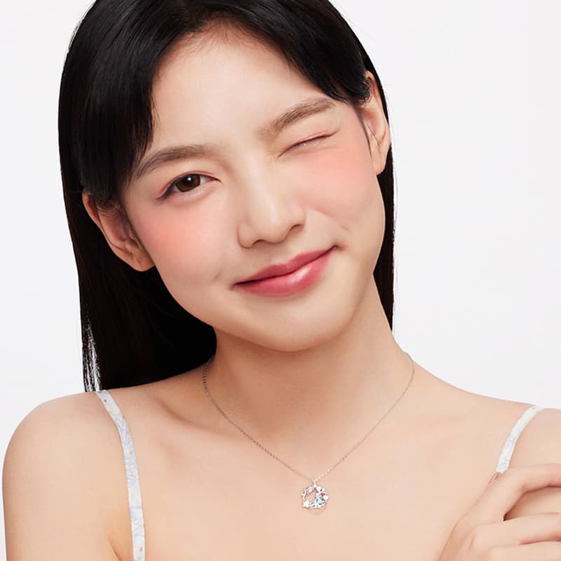 KADER S925 Серебряные ожерелья женские конфеты